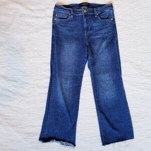 Liverpool Los Angeles Frayed Crop Denim Jeans